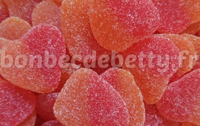 Coeur pêche sucré (100g) Fini