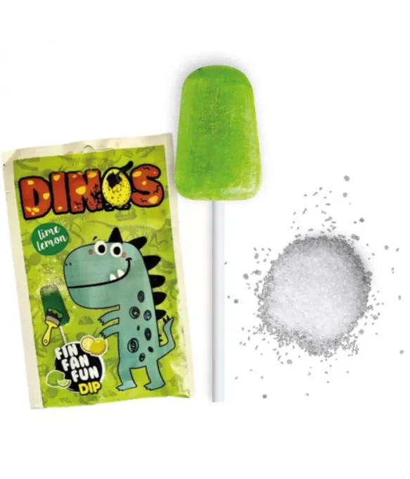 Sucette Dinos Citron Citron vert (x1)